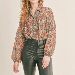Sadie and Sage Vintage Floral Bodysuit